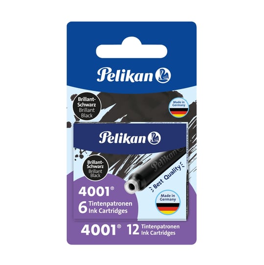 Pelikan standart-4001 mürekkep kartuşları, 2 Kılıf, Blistervperackung