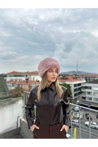 Peluş Kalpak Şapka Suni Kürk Rus Tarzı Şapkası, MollyKlpk