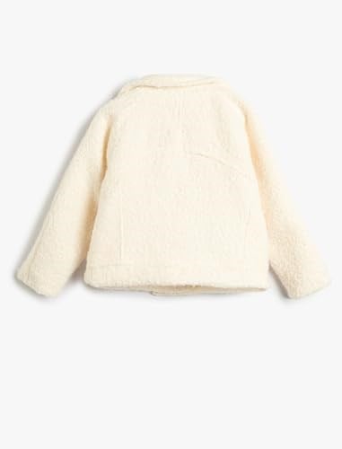 Peluş Mont Düğme Kapamalı Cepli