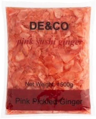Pembe Zencefil Turşusu 1500 gr, Pink Sushi Ginger