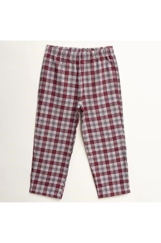 Penelope Kız Çocuk Pijama Takımı, 5-6 Yaş, Bordo