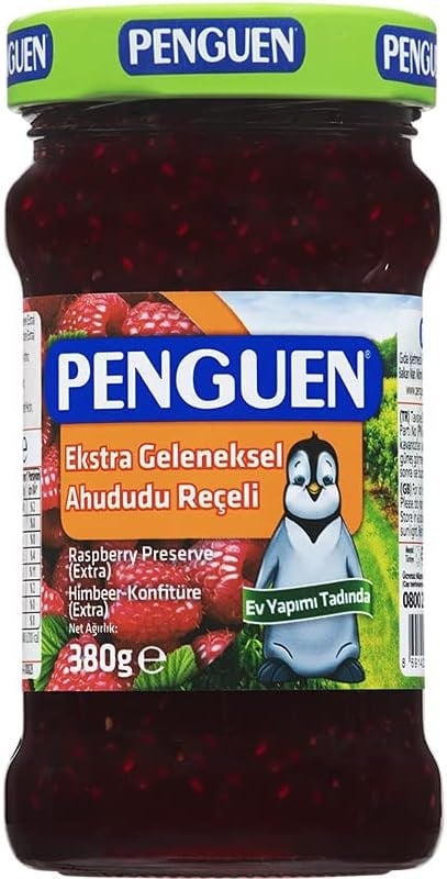 Penguen Ahududu Reçeli Ekstra Geleneksel 380G