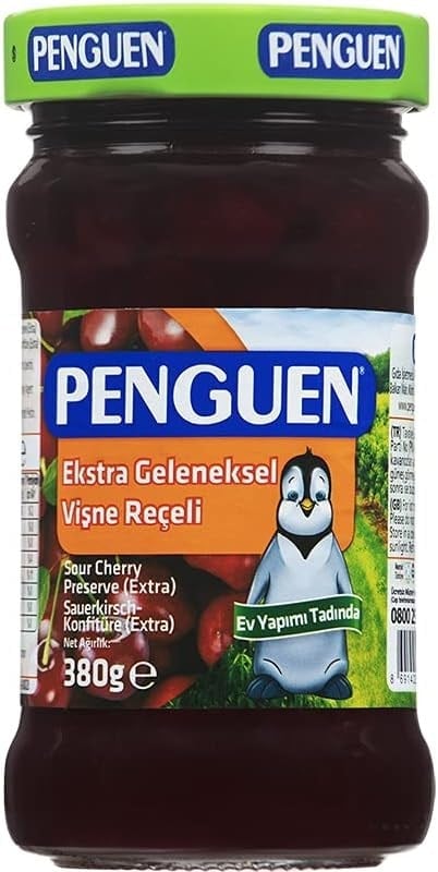 Penguen Vişne Reçeli Ekstra Geleneksel 380GR