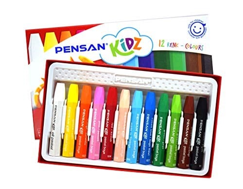 Pensan Kidz Pastel Boya 12 Renk - PE98060PB12R