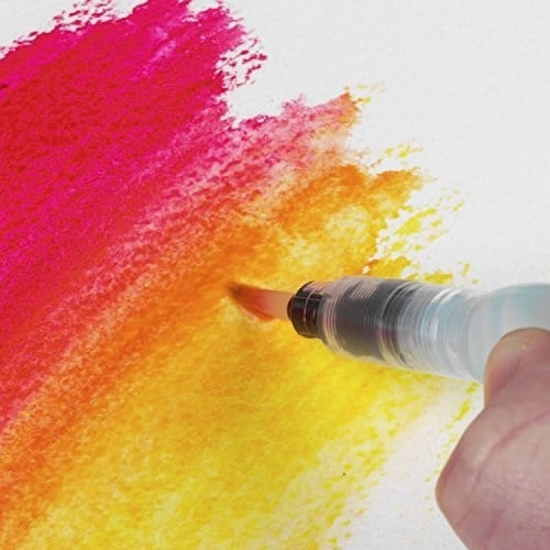 Pentel Arts Aquash sulu boya fırçası, ince uç, 3 paket boyunda, 0,5 çeşit - Seçenekler: 3 adet, çeşitli, çeşitli 4 adet, Kutu içinde hediye seti...