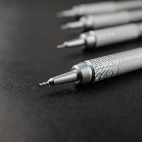 Pentel Graphgear 500 Teknik Çizim ve Yazı İçin Mekanik Kurşun Kalem, 0.3 mm, Orijinal Kutusunda - Bedenler: 0.3 mm, 0.5 mm, 0.7 mm, 0.9 mm