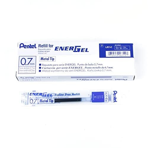 Pentel LR7 Nachfuellmine Energel-kalemler için 0,35 mm Çizgi kalınlığı, 0,7 mm Küre çapı, 12 adet 1 - Pack