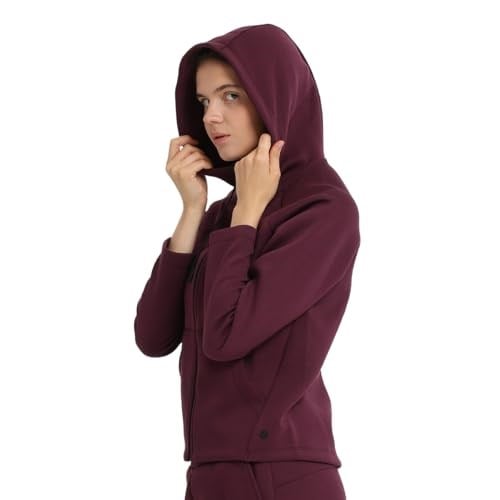 Peoria Kadın Bordo Günlük Stil Eşofman Üstü 25KK1048-BRD - Bedenler: XS, S