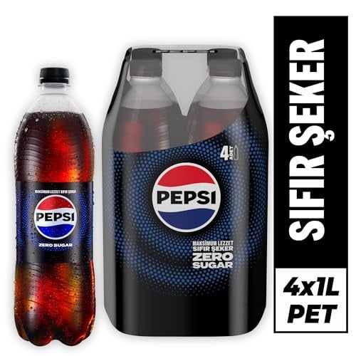 Pepsi Zero Sugar Kola Pet 4 x 1 L