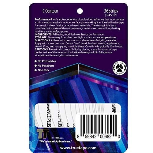 Performance Plus Protez Saç Bandı Oval - 2,0cm X 7.5cm 36 Adet