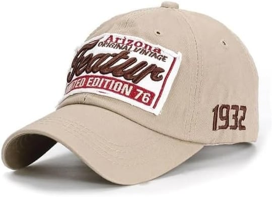 Perlotus Featur Arizona Erkek Kadın Vintage Beyzbol Pamuklu Şapka