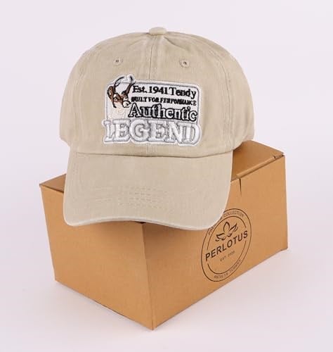 Perlotus Legend Authentic 1941 Geyik Desen Beyzbol Kep Erkek Kadın Şapka