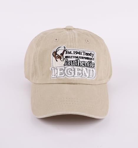 Perlotus Legend Authentic 1941 Geyik Desen Beyzbol Kep Erkek Kadın Şapka