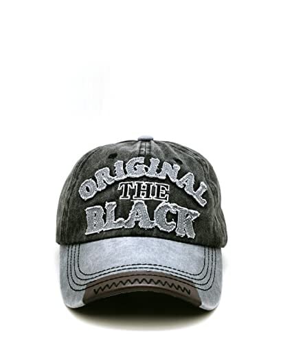 Perlotus Siyah Gri Beyzbol Şapka Original Black Nakışlı Deri Detaylı Tasarım