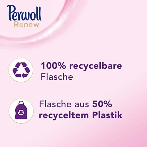 Perwoll Yün ve ince elyaf bakımı hassas deterjan, 40 (1 x 40) yıkama yükleri, yün, ipek ve ince için