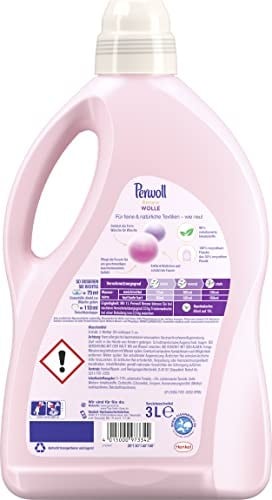 Perwoll Yün ve ince elyaf bakımı hassas deterjan, 40 (1 x 40) yıkama yükleri, yün, ipek ve ince için