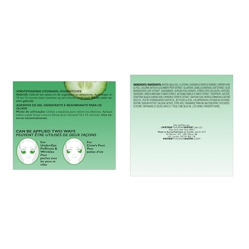 PETERTHOMASROTH Cucumber Hydra-Gel Eye Patches 60 pads 1 Paket (1 x 1 Adet)