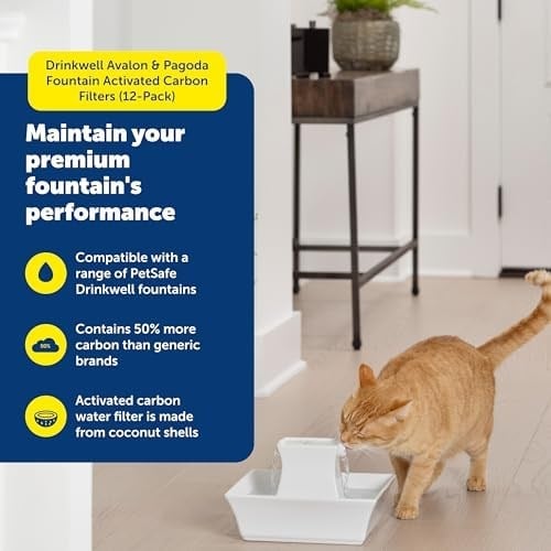 PetSafe Karbon filtre seramik beyaz 12 adet