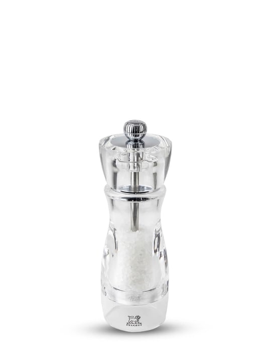 Peugeot 18238 Vittel Tuz Değirmeni Akrilik, 4,9 x 4,9 x 16 cm, Şeffaf