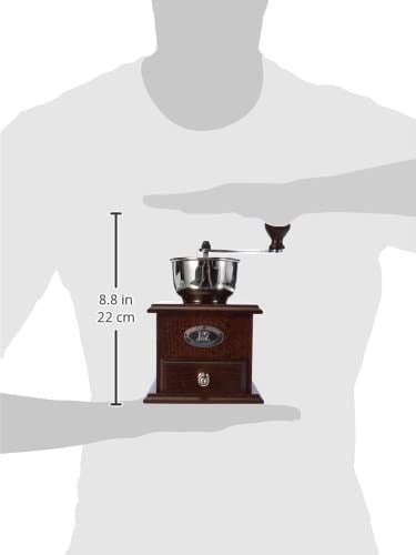 Peugeot Brésil manuel kahve değirmeni, ayarlanabilir değirmenli, yükseklik: 21 cm, ahşap/çelik, kahverengi, 19401765