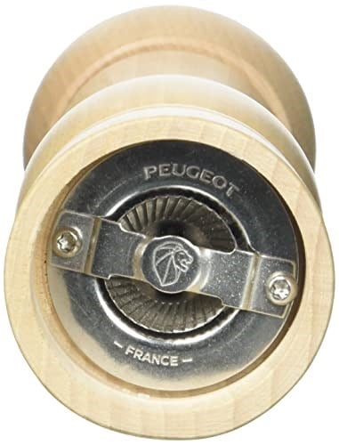 PEUGEOT Clermont Manuel Tuz Değirmeni, Klasik Öğütme Derecesi Ayarı, Yükseklik: 24 cm, Ahşap, Doğal, 27964