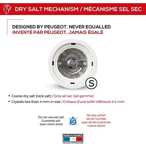 Peugeot Paris Beyaz boyal? Uselect 30 cm tuz de?irmeni