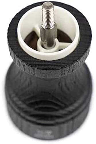 PEUGEOT - Tuz değirmeni Bistro Nature Black 10 cm + Tuz - Klasik öğütme derecesi ayarı - Geri dönüştürülmüş ahşaptan PEFC mührü ile - Siyah - Seçenekler: Karabiber değirmeni, Tuz değirmeni