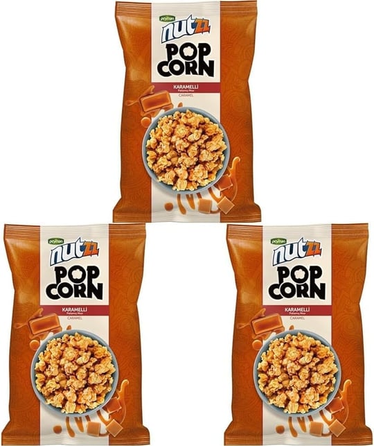 Peyman Nutzz Tuzlu & Karamelli Popcorn 90 g 3lü paket
