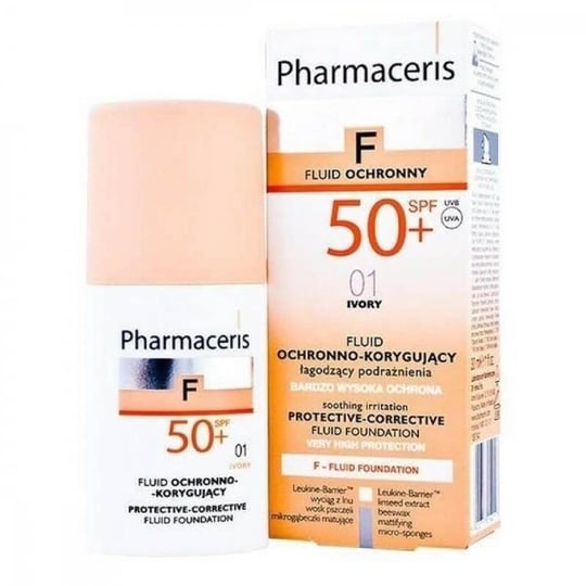 Pharmaceris SPF 50+ Ivory Protective Corrective Foundation Kapatıcı Fondöten Fluide Kapatıcı Fondoten (50 ml)