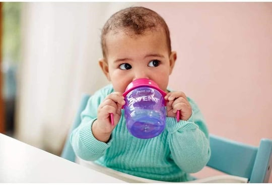 Philips Avent 9430266, Eğitici Damlatmaz Bardak, 200 Ml, Pembe