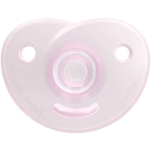 Philips Avent Soothie Emzik, 0‑6 Ay Kız Bebekler için, 2’li Paket, Ortodontik Silikon, BPA İçermez, Tek Parça Tasarım, Hastane Onaylı, Taşıma Kutulu, SCF099/22