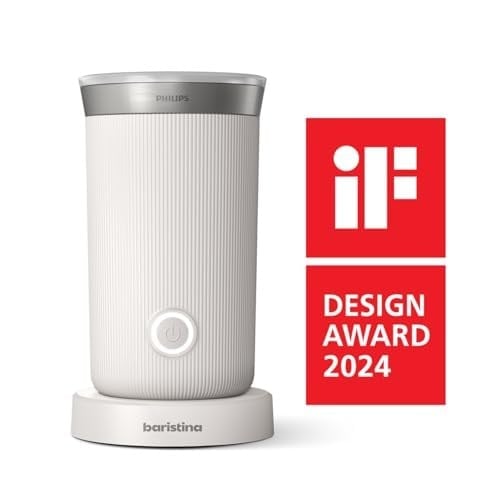 Philips Baristina Süt Köpürtücü - Sütü Mükemmel Bir Şekilde Köpürtür. Sıcak ve Soğuk. Süt ve Süt Alternatifleri. Temizlemesi Kolay. Philips Baristina Espresso Makineleri İçin. Süt Beyazı (BAR311/00)