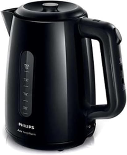 Philips Daily Collection Çay Makinesi - Otomatik Sıcak Tutma, 1.9L Su Isıtıcısı, 0.9L Cam Demlik, Hızlı Kaynatma 1700W, Kireç Filtresi, Kolay Dökme İçin Kablosuz Taban (HD7301/00)