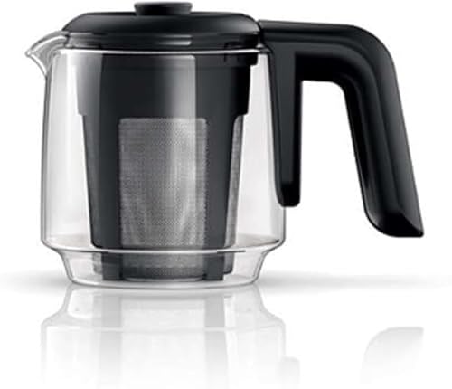 Philips Daily Collection Çay Makinesi - Otomatik Sıcak Tutma, 1.9L Su Isıtıcısı, 0.9L Cam Demlik, Hızlı Kaynatma 1700W, Kireç Filtresi, Kolay Dökme İçin Kablosuz Taban (HD7301/00)