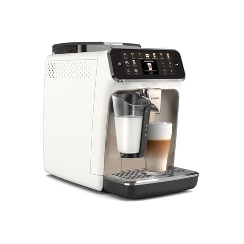 Philips Ev Aletleri Türkiye 5500 Serisi LatteGo Tam Otomatik Espresso Makinesi EP5543/90-20 İçecek, Beyaz Krom - Seçenekler: EP5543/90, EP5547/90, BAR300/03, EP2220/10, EP3343/50...