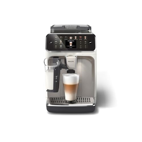 Philips Ev Aletleri Türkiye 5500 Serisi LatteGo Tam Otomatik Espresso Makinesi EP5543/90-20 İçecek, Beyaz Krom - Seçenekler: EP5543/90, EP5547/90, BAR300/03, EP2220/10, EP3343/50...