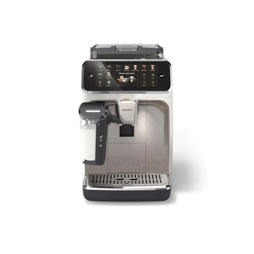 Philips Ev Aletleri Türkiye 5500 Serisi LatteGo Tam Otomatik Espresso Makinesi EP5543/90-20 İçecek, Beyaz Krom - Seçenekler: EP5543/90, EP5547/90, BAR300/03, EP2220/10, EP3343/50...