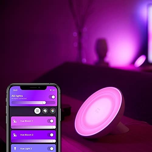 Philips Hue Bloom V4 Siyah Akıllı Led Masa Lambası, Bluetooth Özellikli