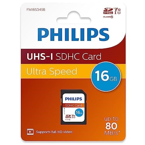 Philips SDHC Kart 16 GB Sınıf 10 UHS-I U1