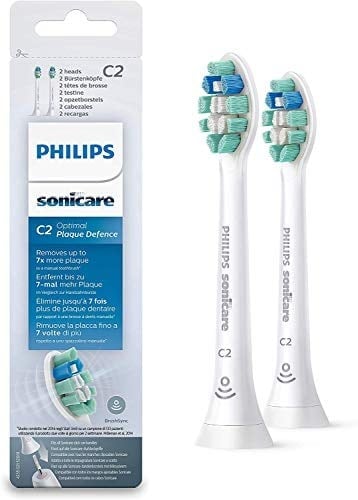 Philips Sonicare Optimal Plaque Defence - Sonic Şarjlı Diş Fırçası 2li Yedek Başlık - Beyaz
