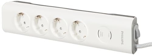 PHILIPS SPN7040WA Akım Korumalı Priz 4lü 600J 2m 3680W 16A