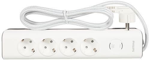 PHILIPS SPN7040WA Akım Korumalı Priz 4lü 600J 2m 3680W 16A