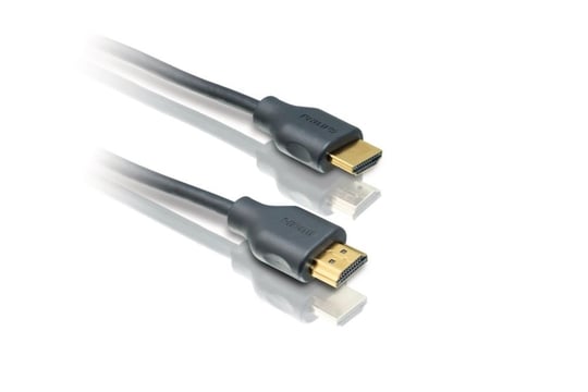 Philips SWV5401H/10 4K Destekli Ethernet HDMI Kablo, Siyah