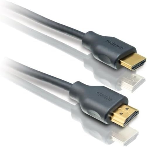 Philips SWV5401H/10 4K Destekli Ethernet HDMI Kablo, Siyah