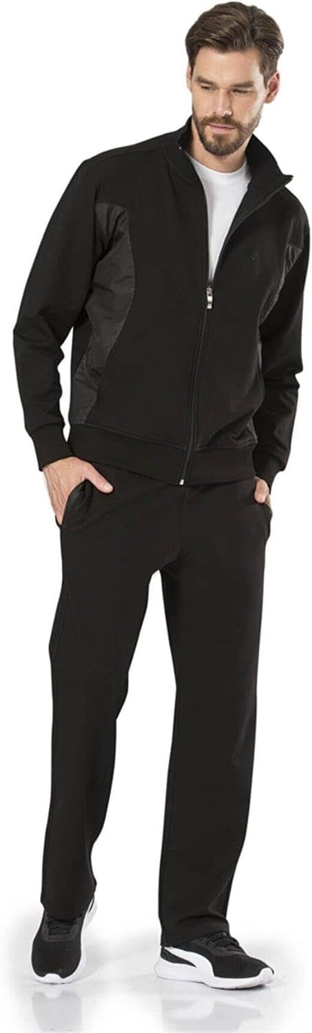 Pierre Cardin Erkek Eşofman Takımı, Siyah, XL Beden