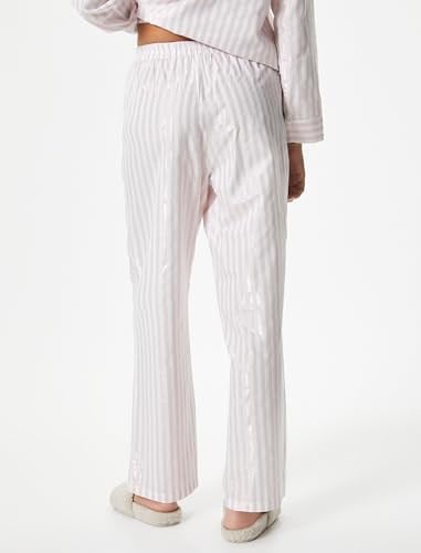 Pijama Altı Düz Paça Beli Lastikli