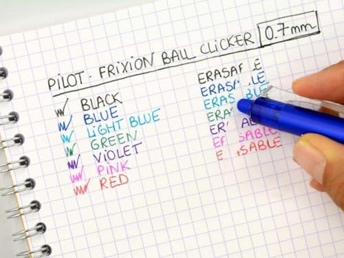 PILOT Frixion ball - Kırmızı - Seçenekler: 0,7 mm, 5-teilig, Dreifach, Tekli Paket