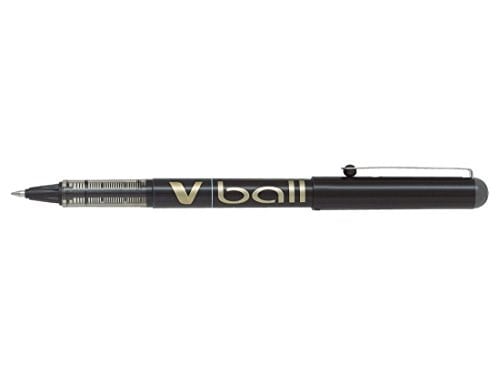 Pilot Vball 7 tükenmez kalem, sıvı mürekkepli, 0,7 mm uç, siyah, 3 adet, siyah, 131200301