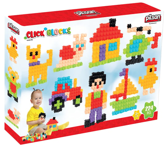 Pilsan Çıt Çıt Bloklar (224 Parça)