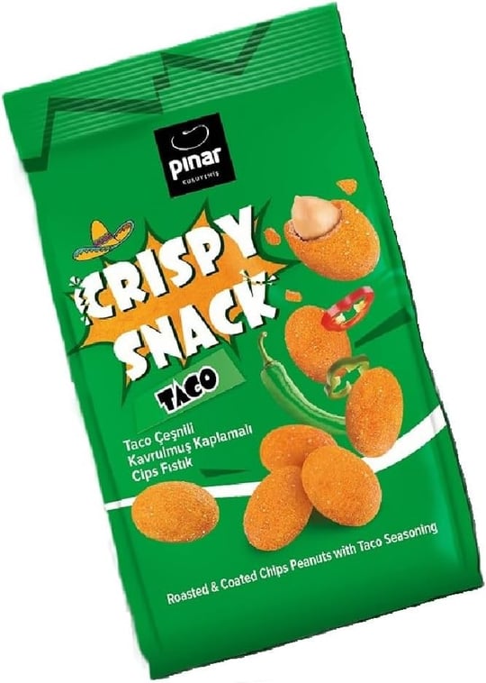 Pınar Snack Taco Cips Fıstık 100 gr
